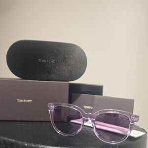 Tom Ford Purple Rectangular Glasses